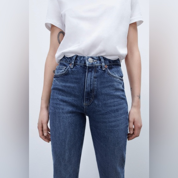 ZARA JEANS size 6 US (new condition, tags included). High rise - Ankle lenght - Picture 4 of 9